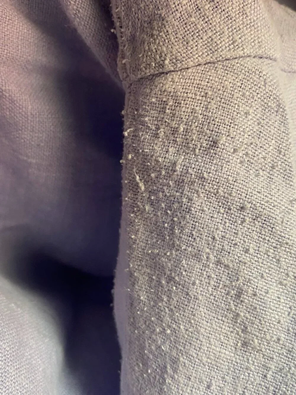 Nettle Studios Periwinkle Cornflower Blue Mid-Easy Linen Pants Sz XL